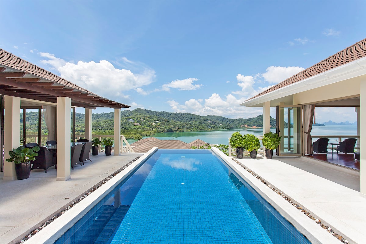 Panoramic Sea View 5 bed pool Villa