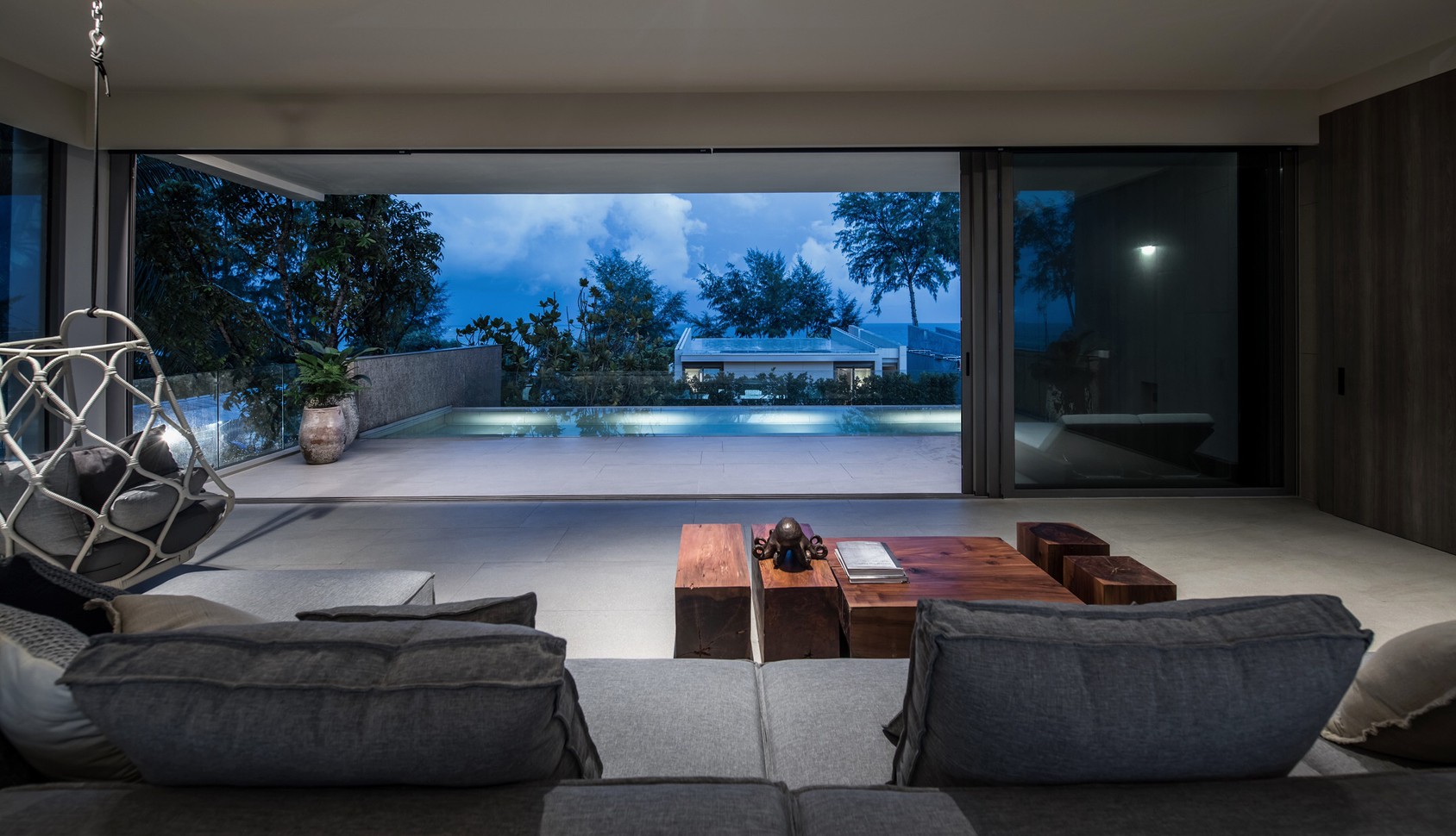 3 Bed Beach Front villa with monochromatic Design