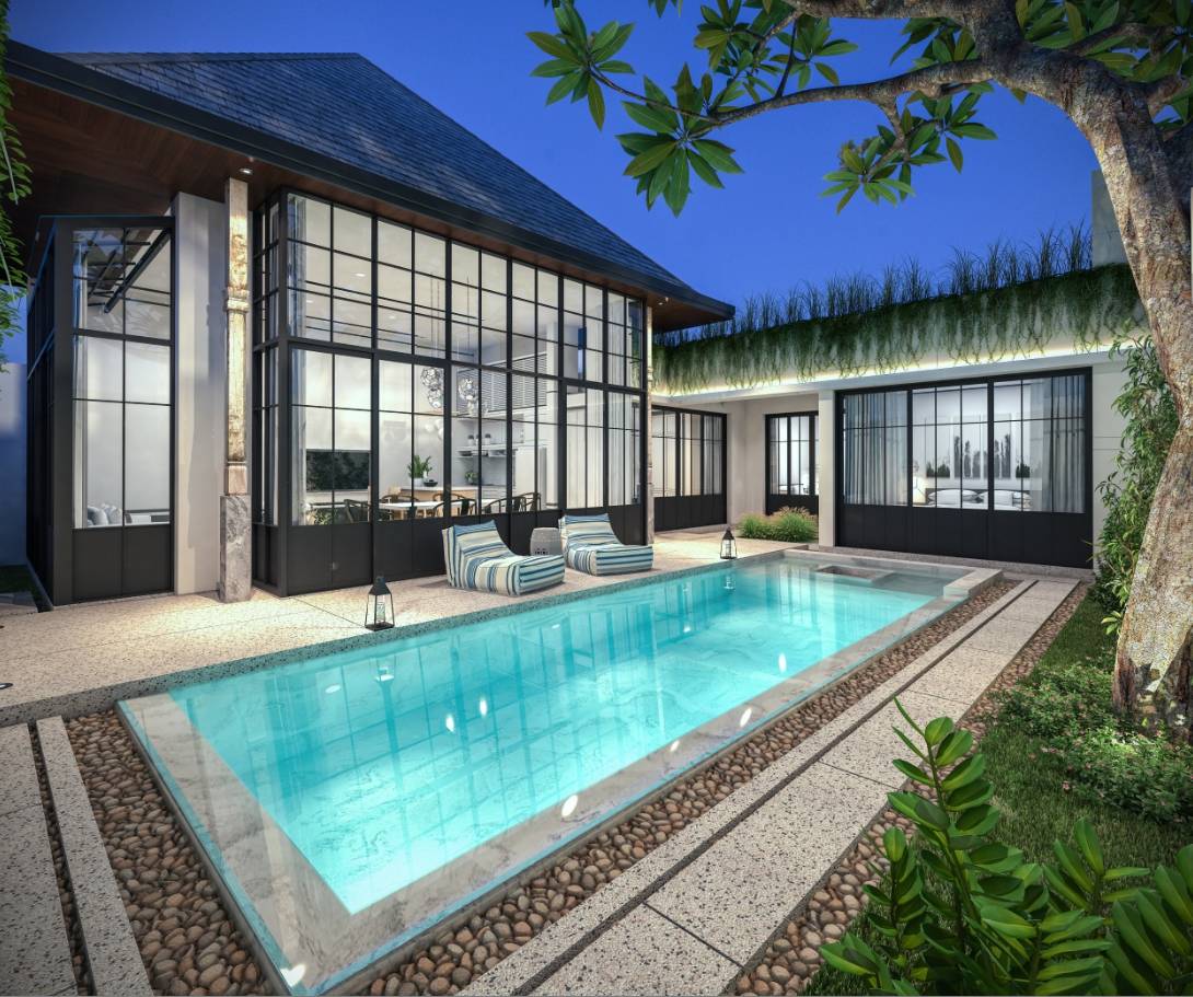 2 Bedroom Villa with Unique Asian Fusion Style