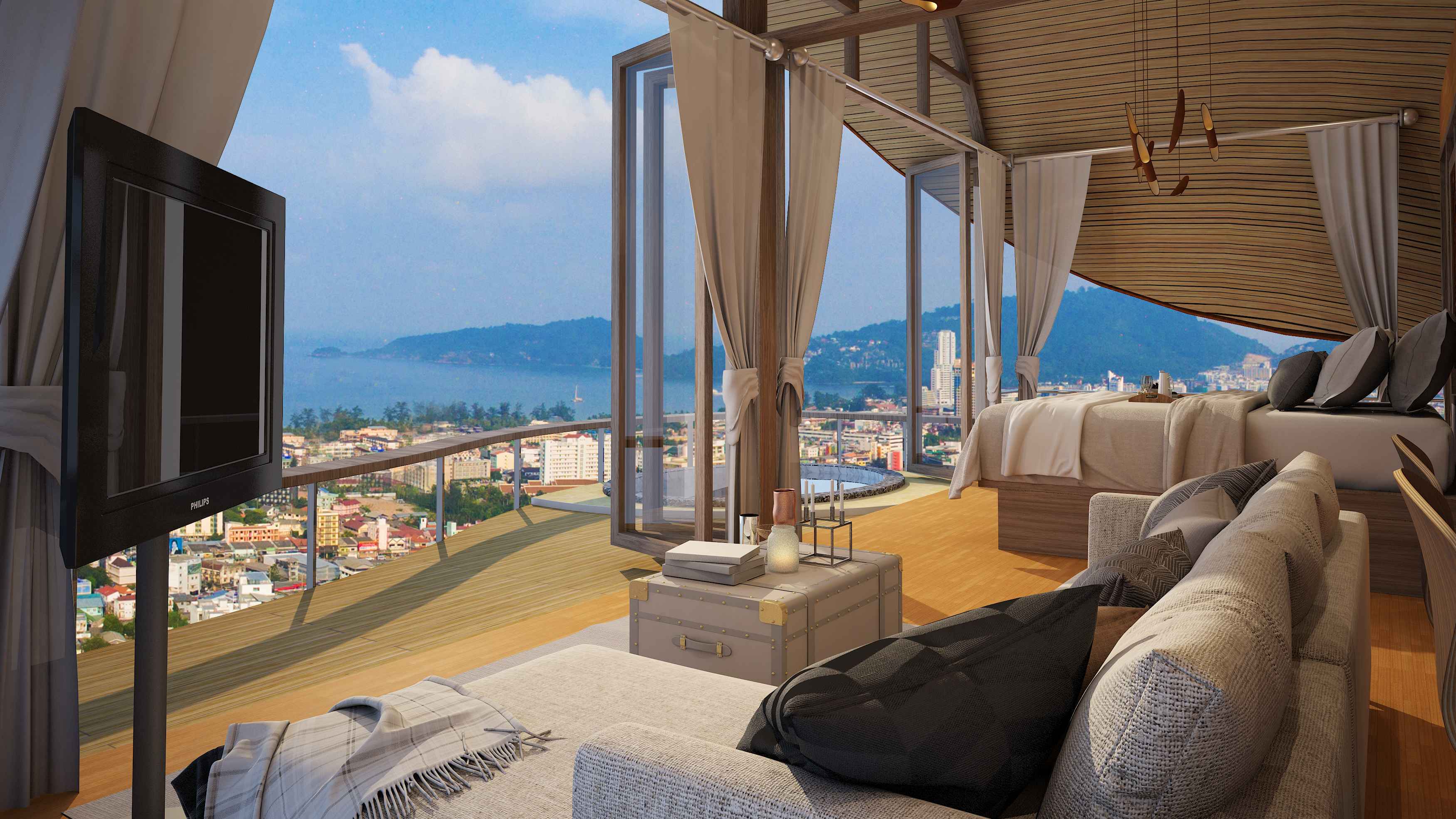 1 Bedroom Luxury Birdnest Seaview